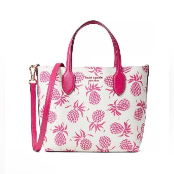 kate spade Handbags - Kate Spade ♠️ Pink Pineapple Bleeker Tote Satchel Limited Edition Exclusive EUC